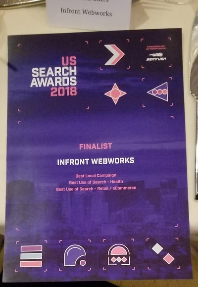 2018 US Search Awards Finalist Infront Webworks