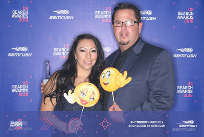 US Search Awards SEMrush Photo Booth